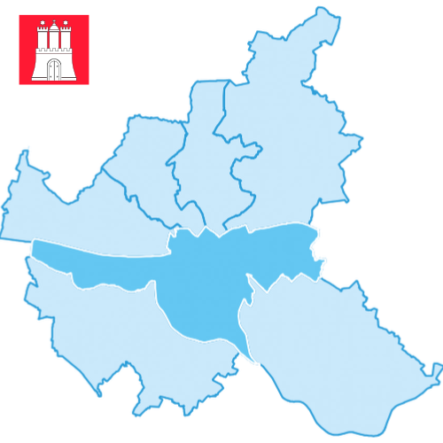 Hamburg Landkarte
